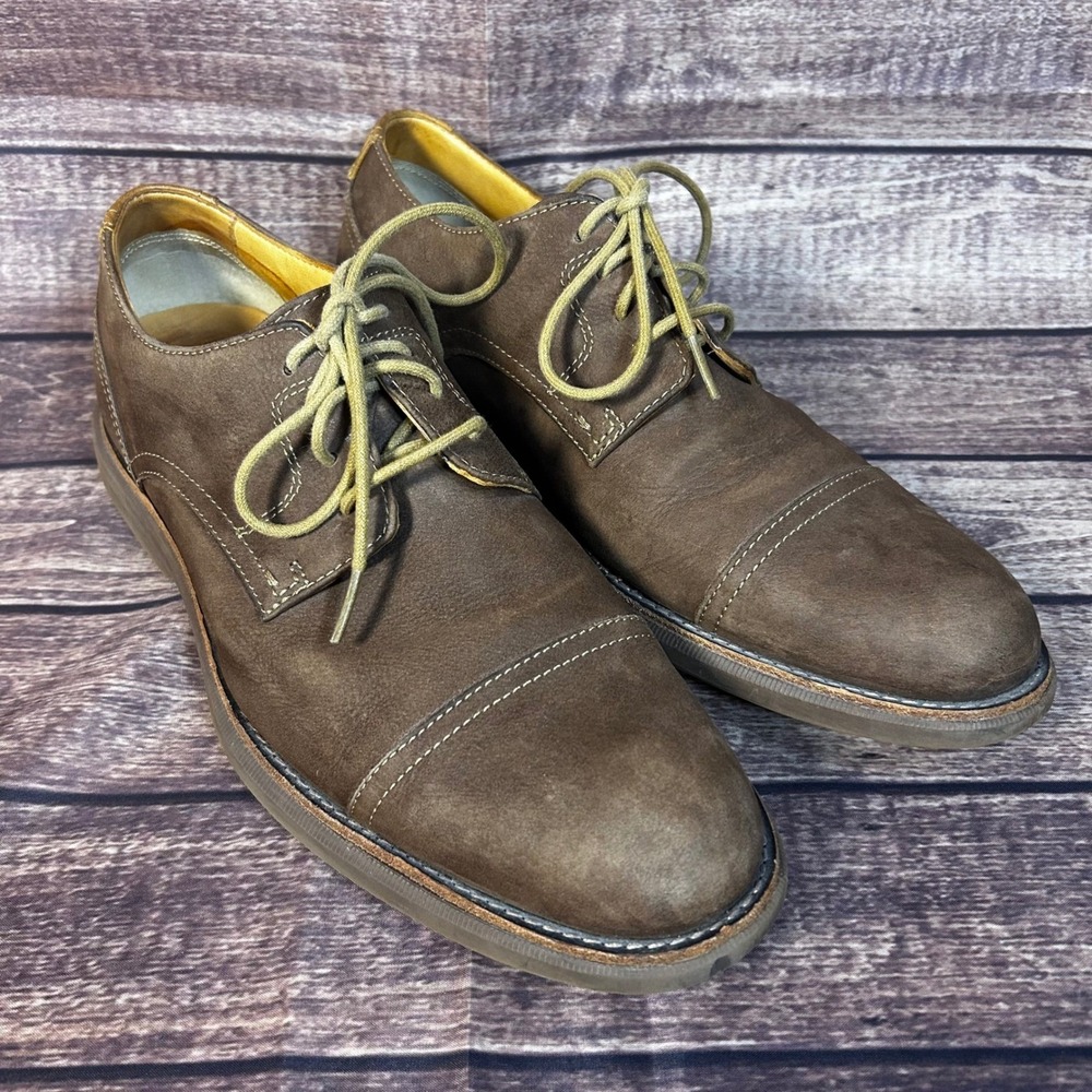 Sperry Top-Sider Gold Cup Bellingham Brown Leather Cap Toe Oxford Mens 10.5
